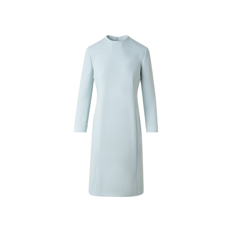 Fitted Sheath Dress in Wool Double-Face