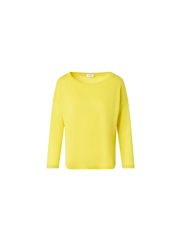 Designer Fine Merino Wool Signature Knit Sweater - yellow