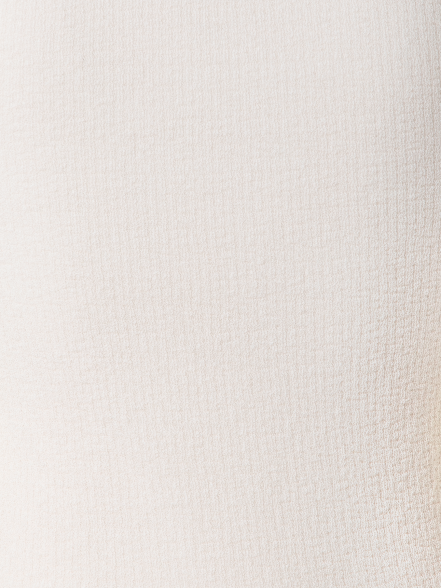 Designer Double Layered Knit Top in Sheer Cotton - neutral - pastel - beige