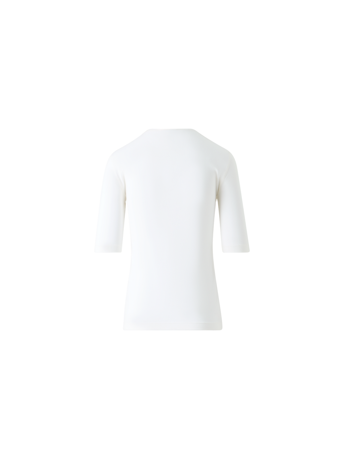 Designer T-Shirt from Cotton Jersey Stretch - white