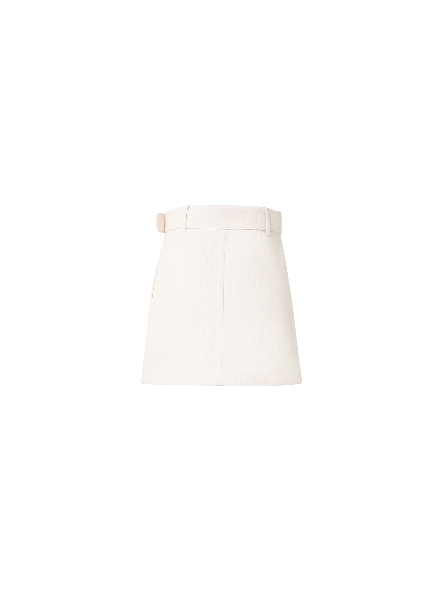 Designer Denim Mini Skirt - neutral