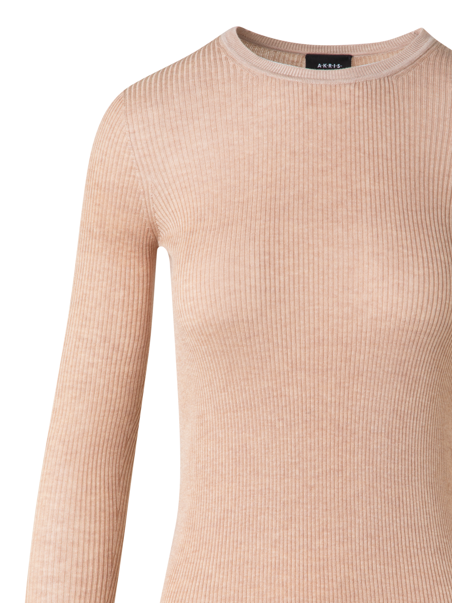 Designer Seamless Silk Cotton Knit Sweater - neutral - pastel - beige