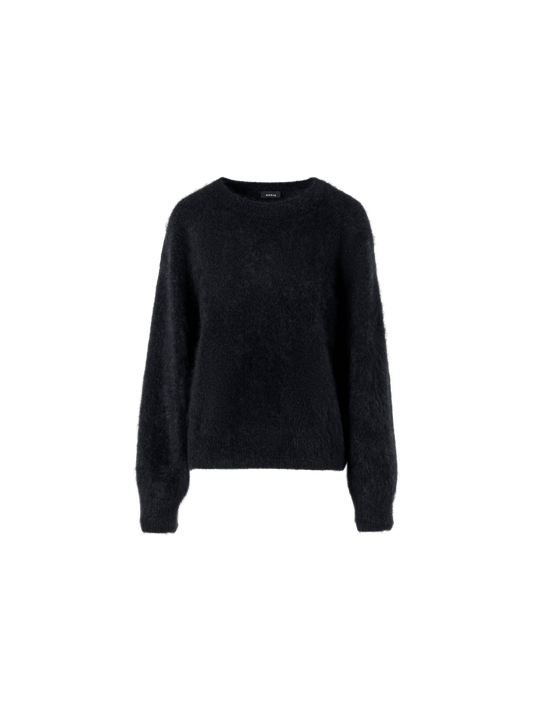 Designer Cloud Cashmere Knit Sweater - grey