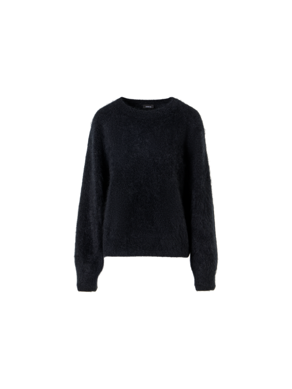 Designer Cloud Cashmere Knit Sweater - grey
