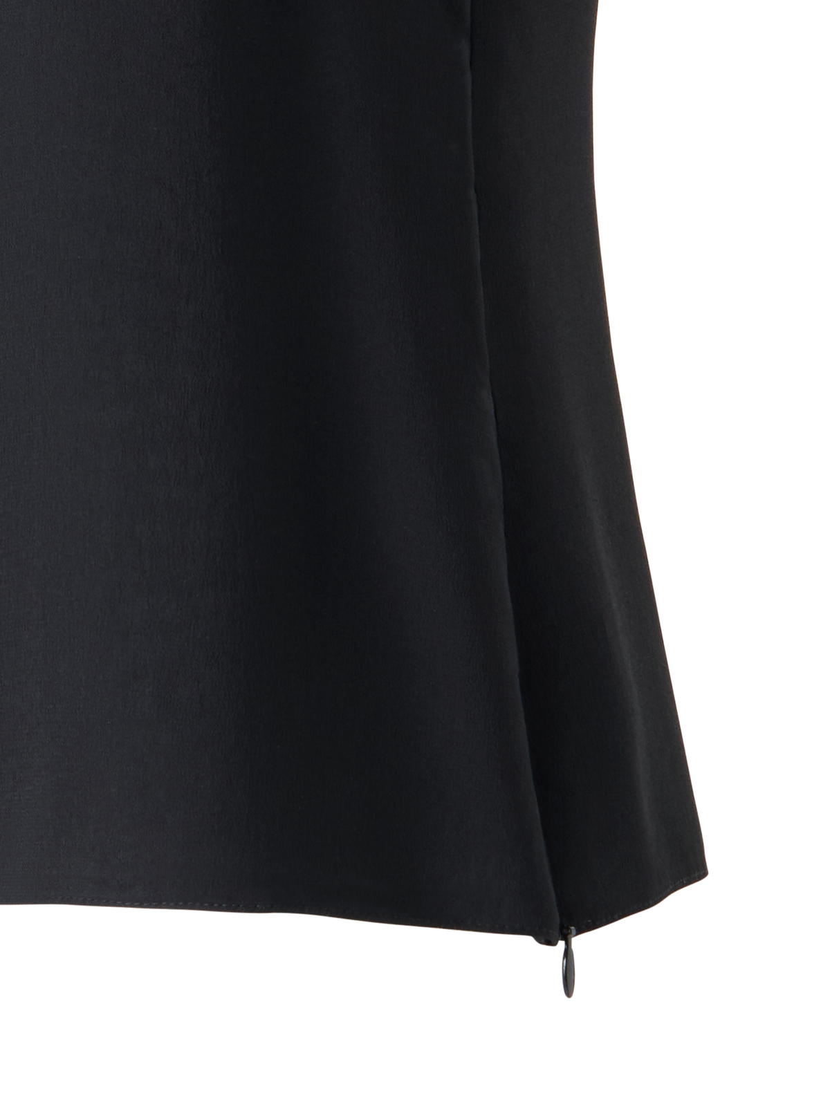 Designer Sleeveless Silk Georgette Top - black