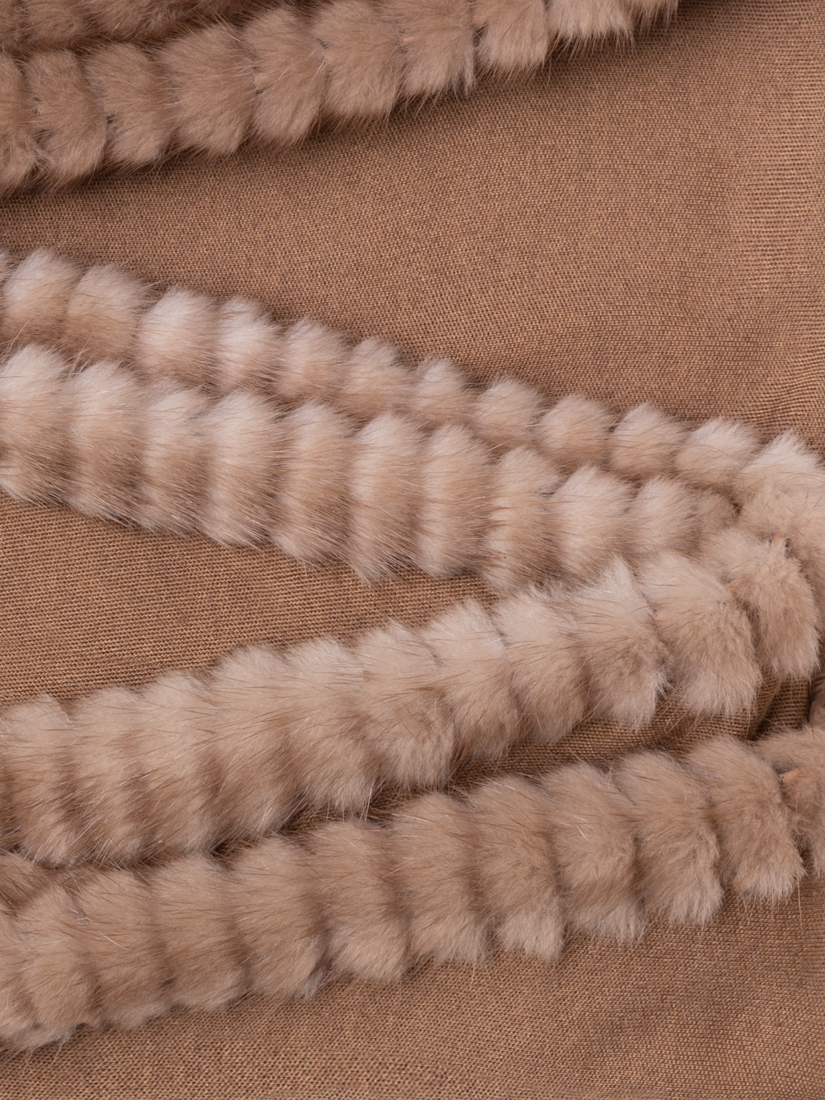 Designer Cashmere-Silk Scarf - brown