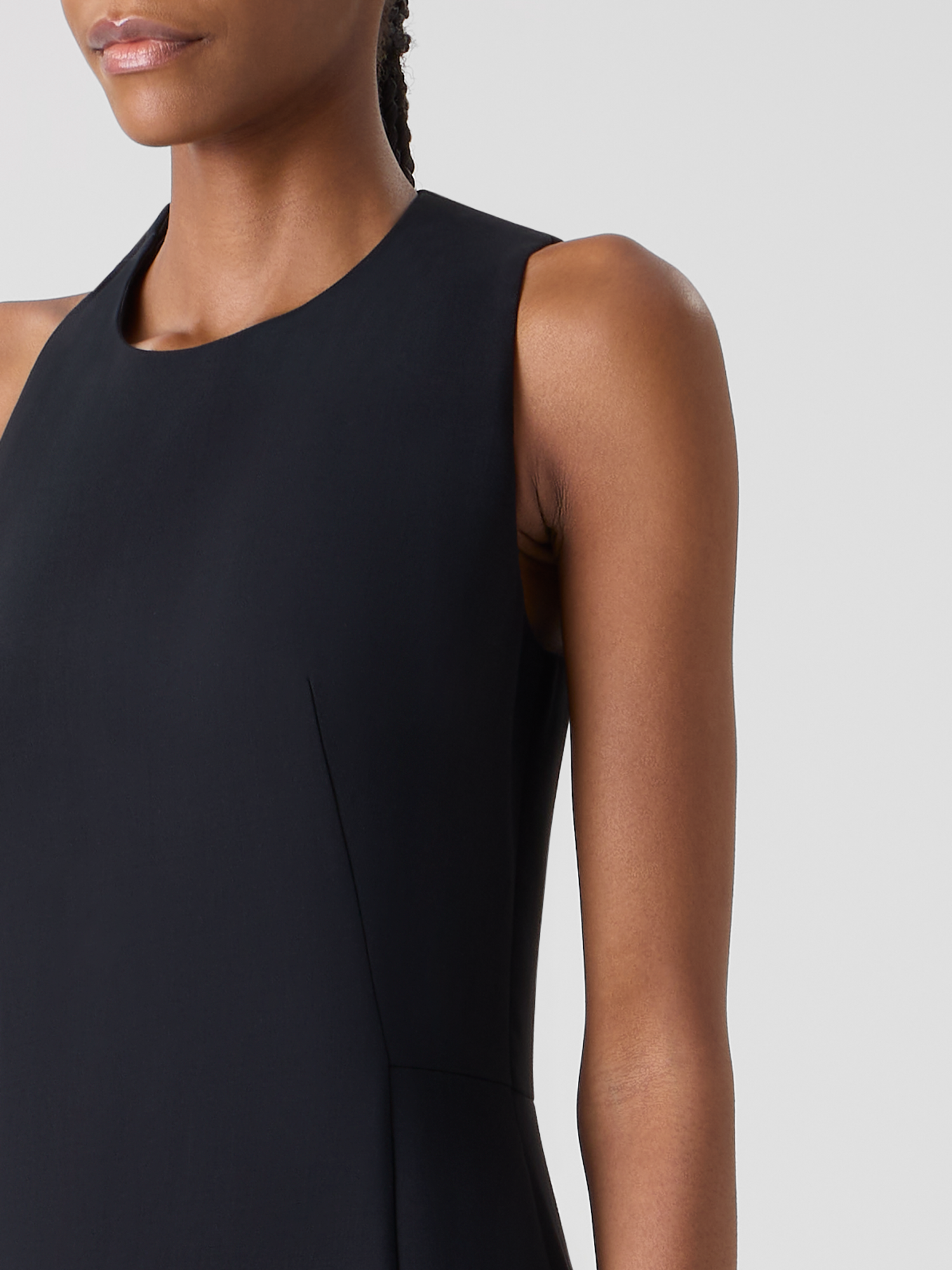 Designer Gown with Orbit Cutout Back - black 