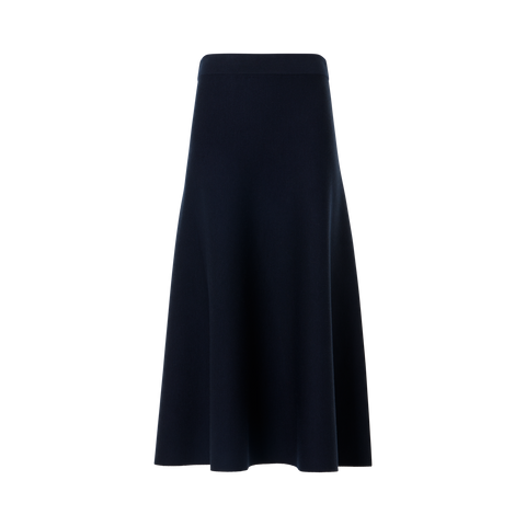 Milano Knit Flared Midi Skirt