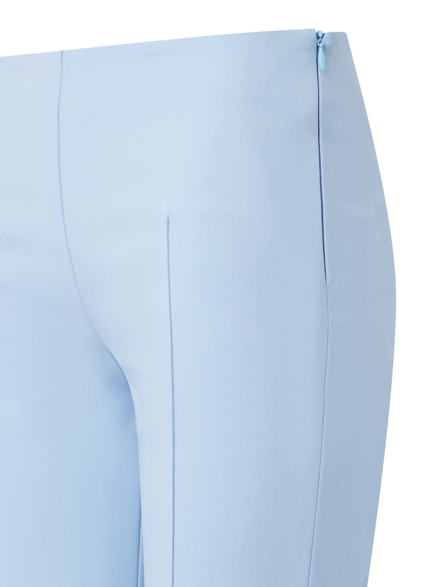 Designer Cotton Techno Stretch Slim Leg Pants - blue