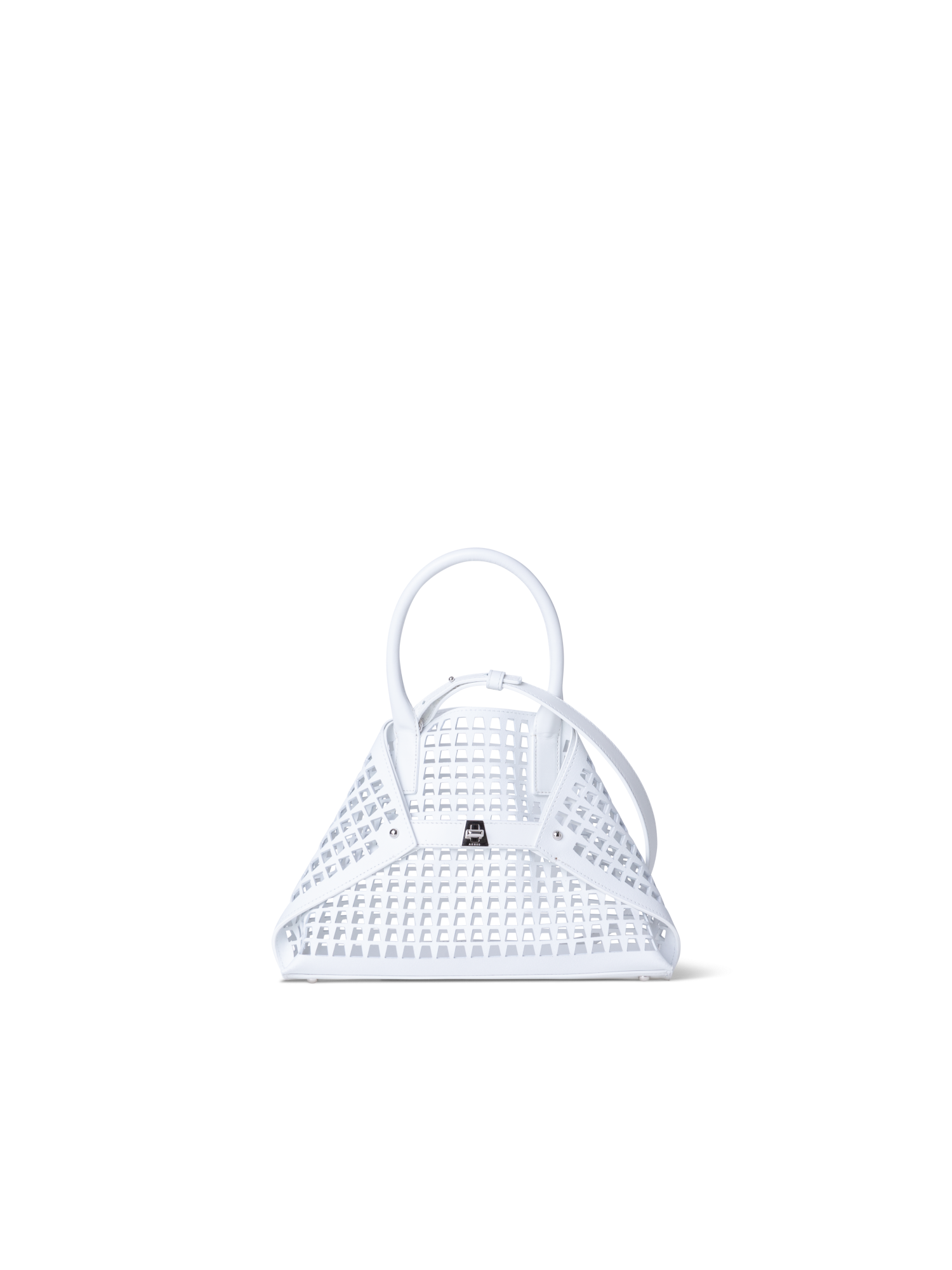 Designer Ai Little Top Handle Tote - neutral - white