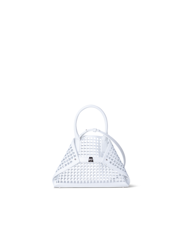 Designer Ai Little Top Handle Tote - neutral - white