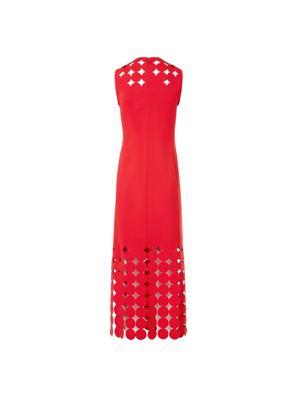 Designer Dropping Dot Cut-Out Jersey Dress