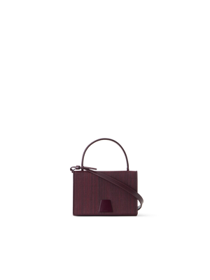 Designer Alice Small Top Handle Bag - wine