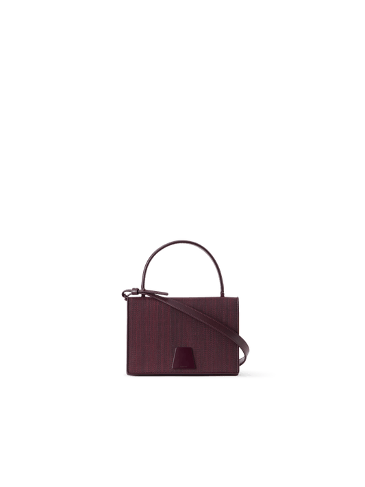 Designer Alice Small Top Handle Bag - wine
