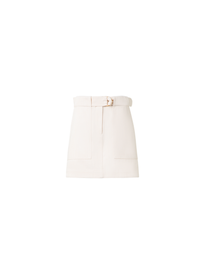Designer Denim Mini Skirt - neutral