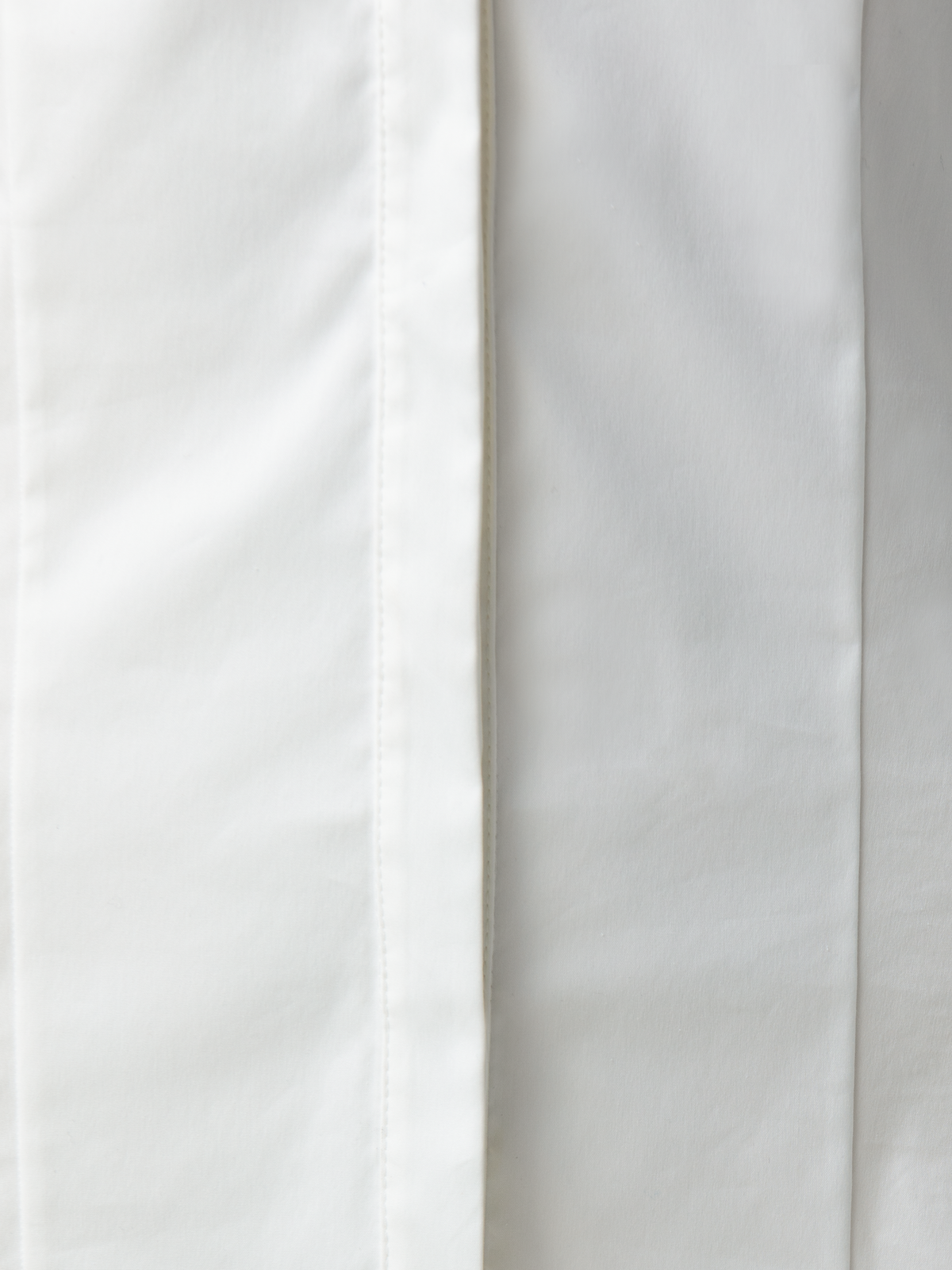 Designer Fabric-mix Blouse - white