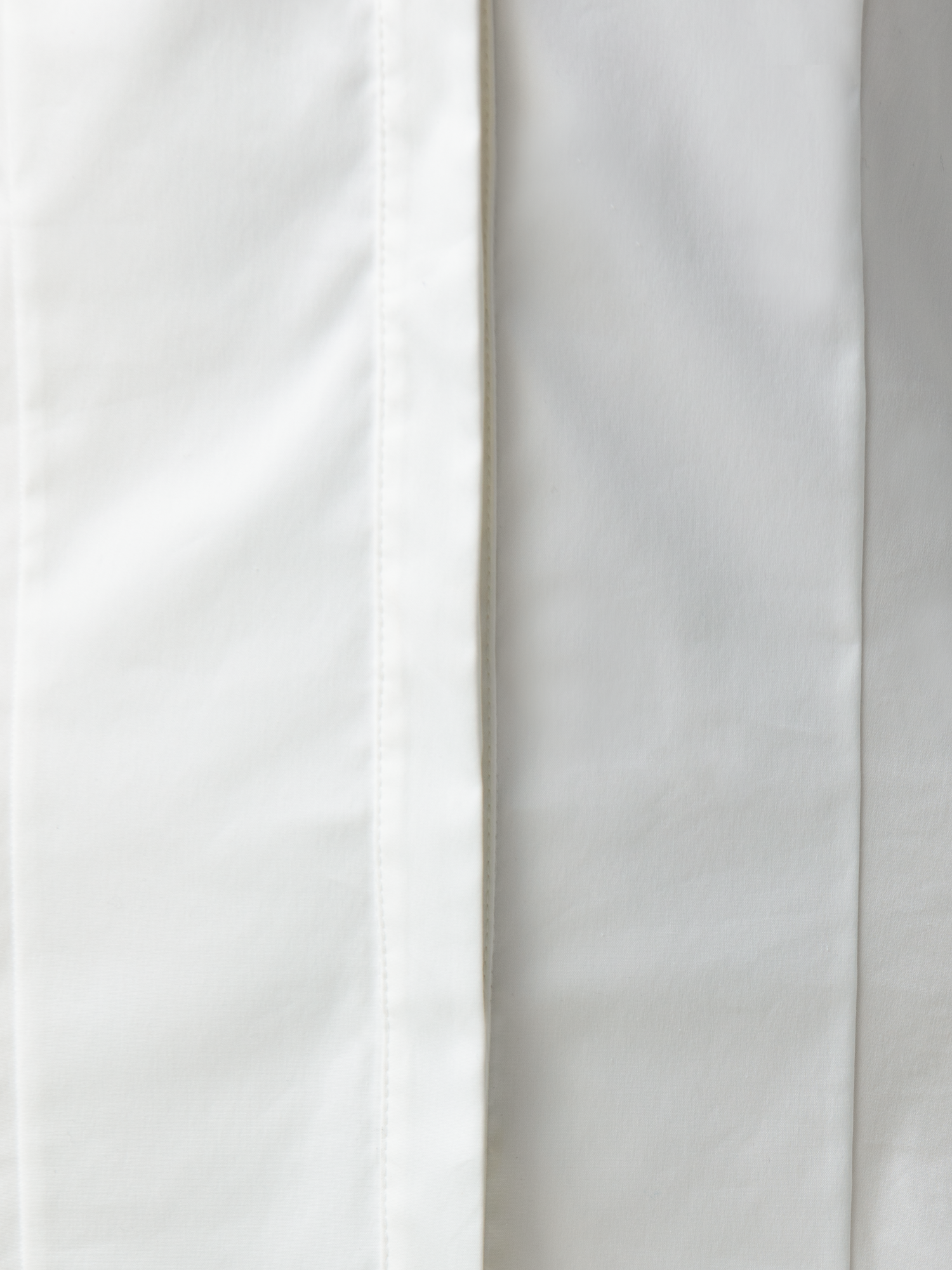 Designer Fabric-mix Blouse - white