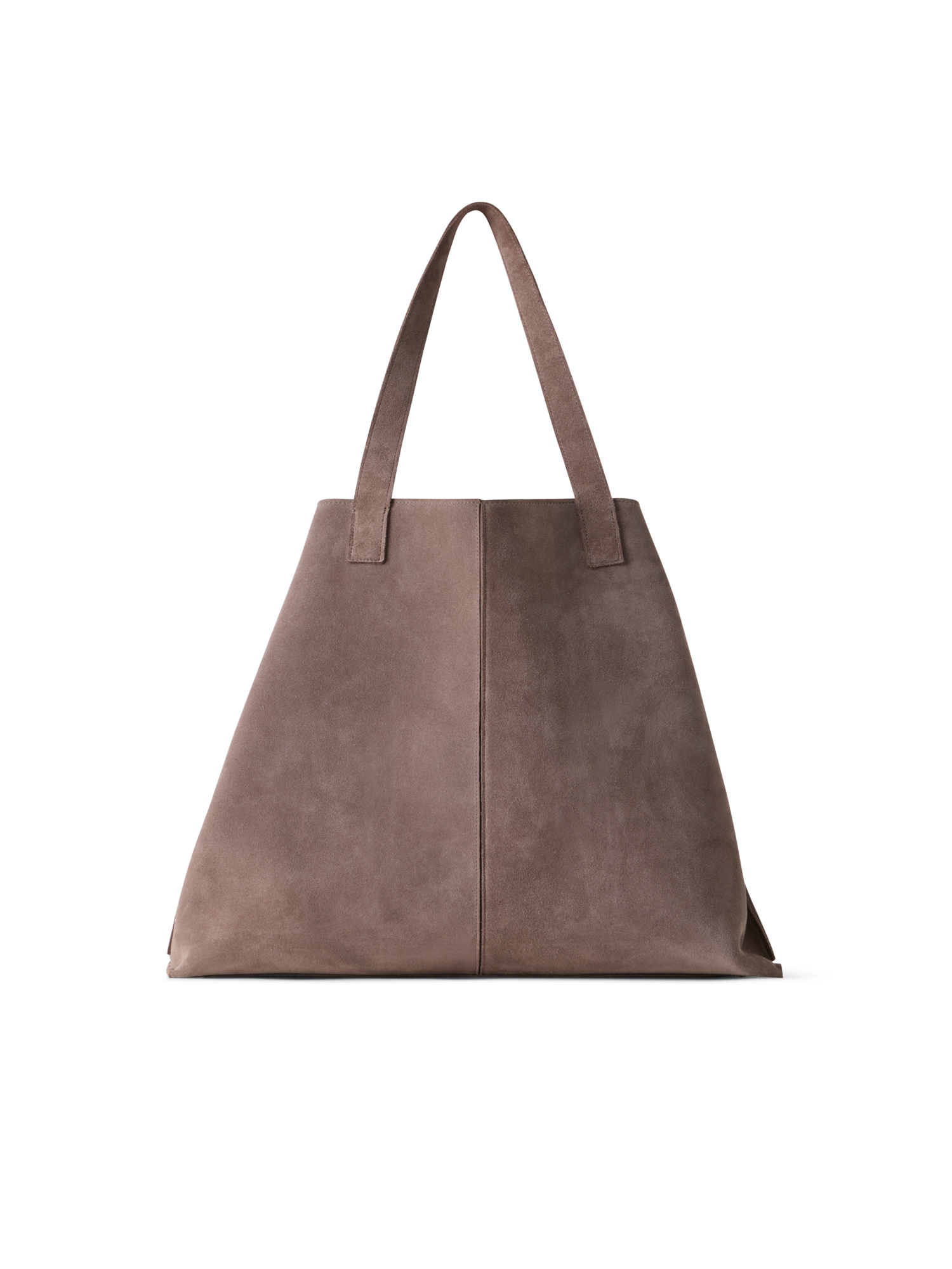 Designer Ai XL Shoulder Tote Bag - brown