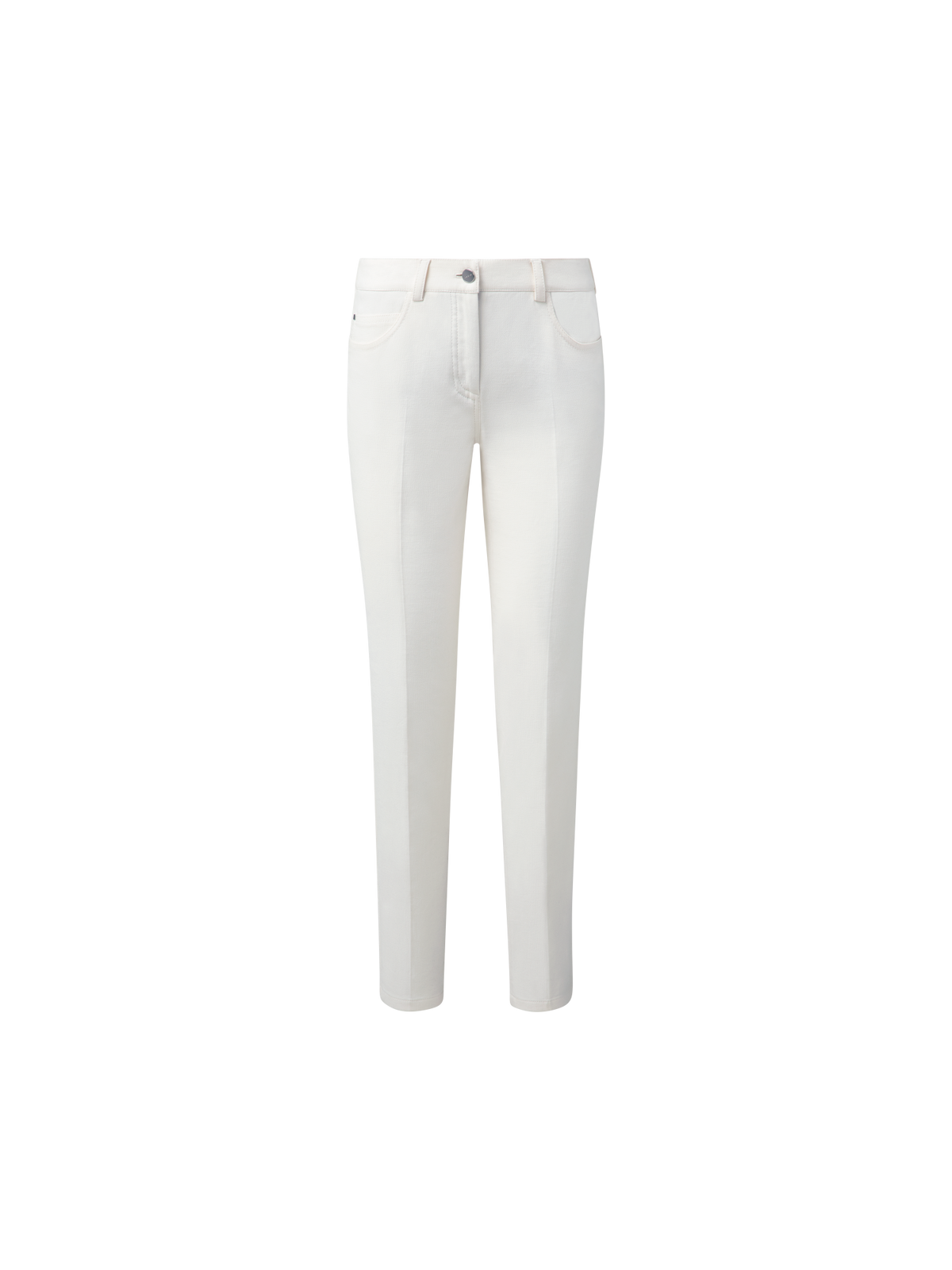 Slim Cotton Denim Stretch Pants – Akris - Main Image