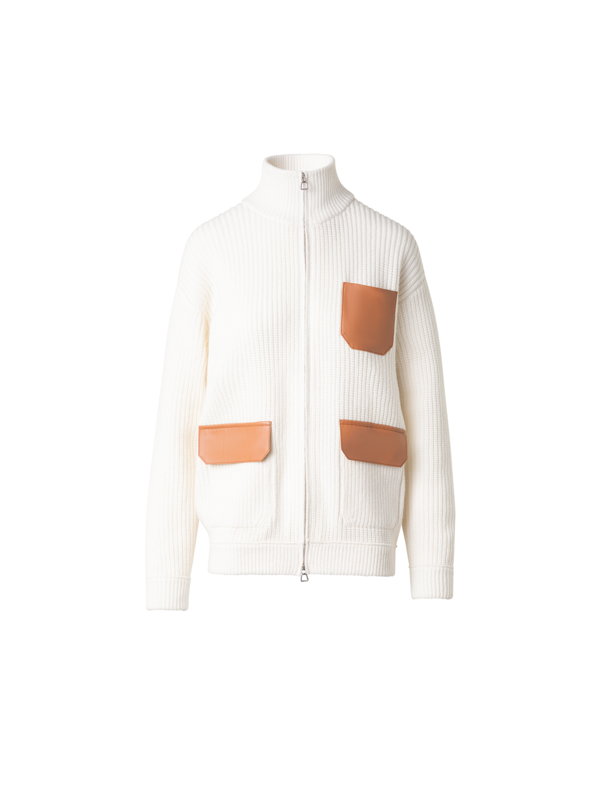 Designer Oversize Long Cardigan in Cashmere - multicolor