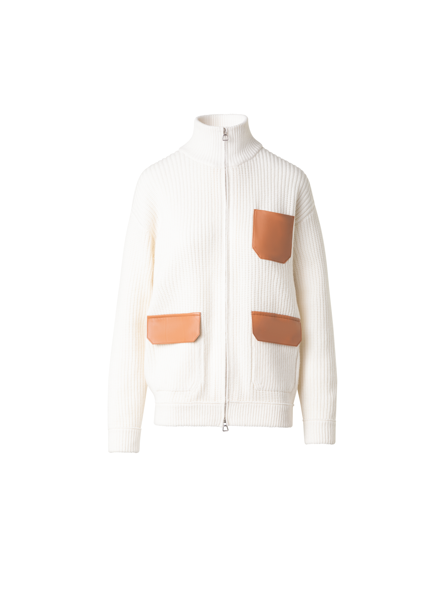 Designer Oversize Long Cardigan in Cashmere - multicolor