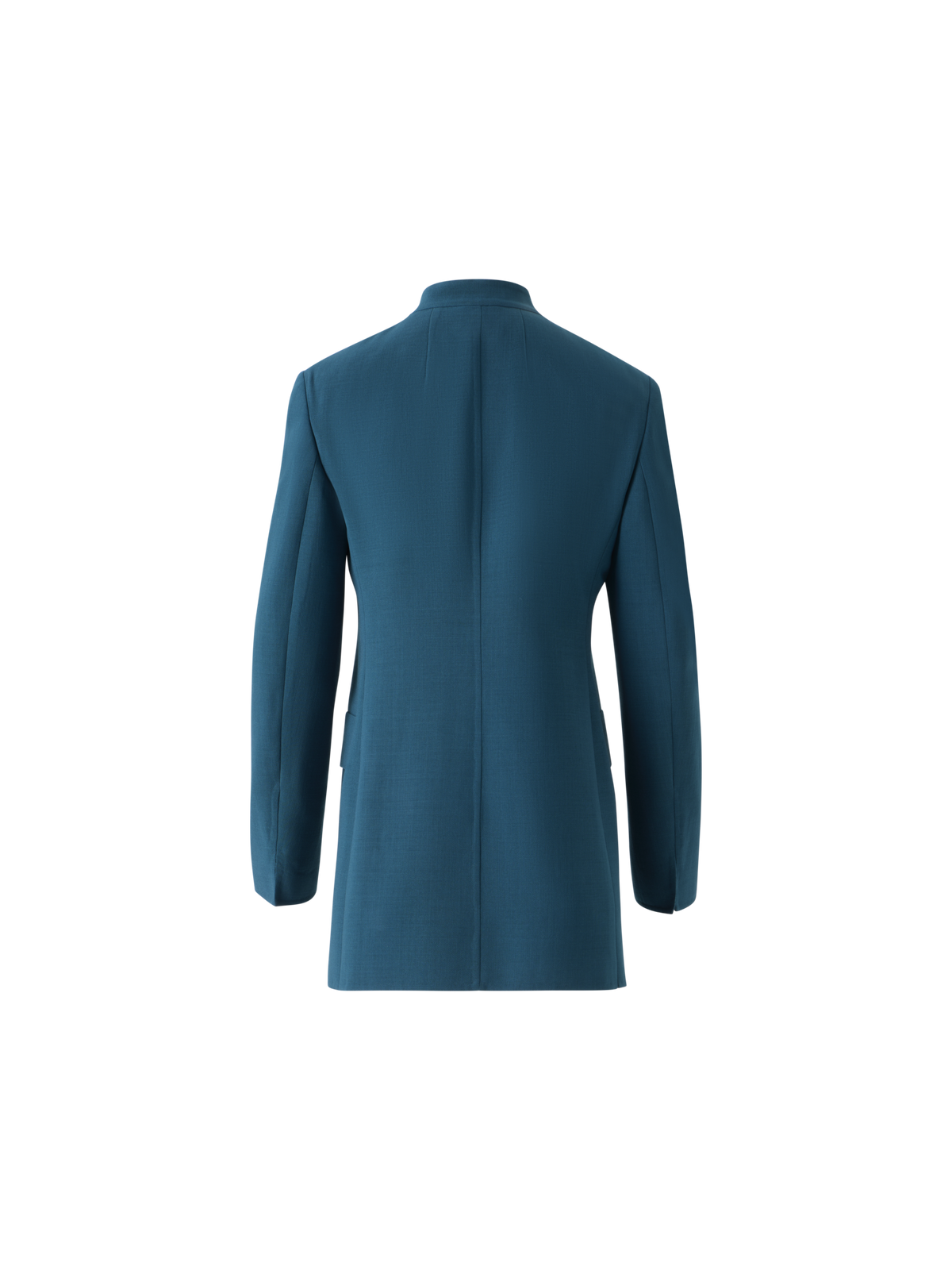 Designer Alvar Cardigan Style Jacket in Wool Double-Face - green