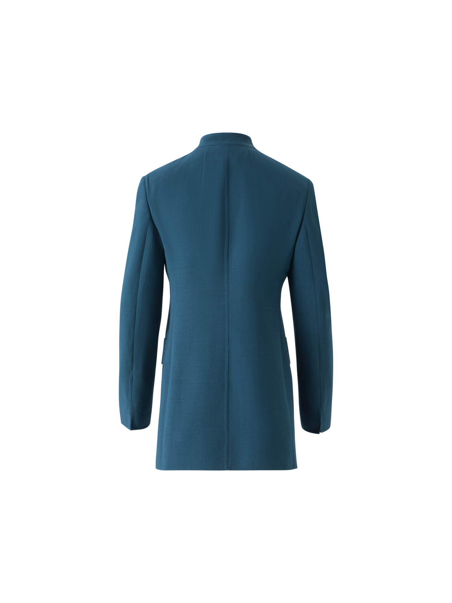 Designer Alvar Cardigan Style Jacket in Wool Double-Face - green