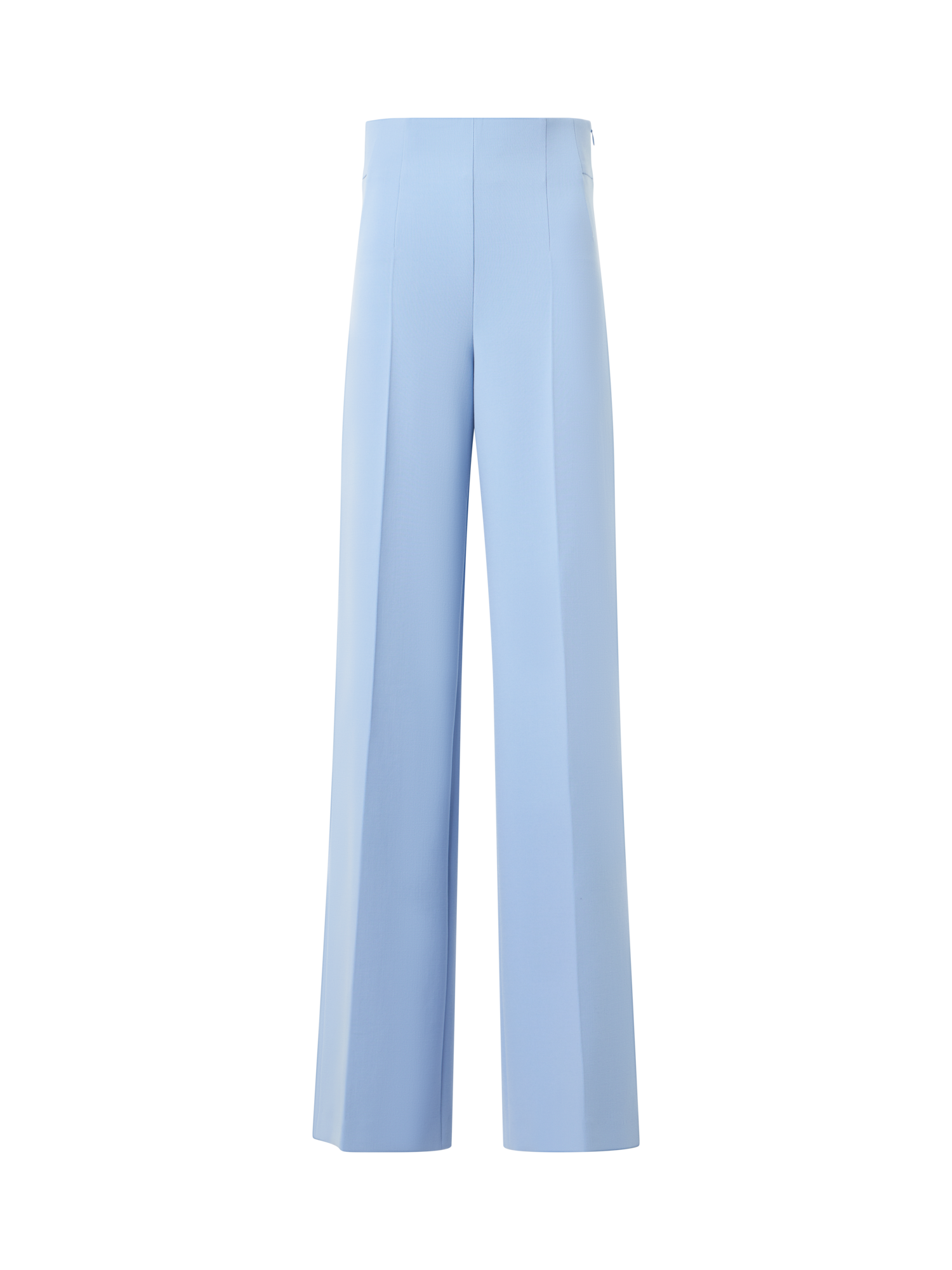 Designer Fiyuki High Waist Pants in Wool Double-Face