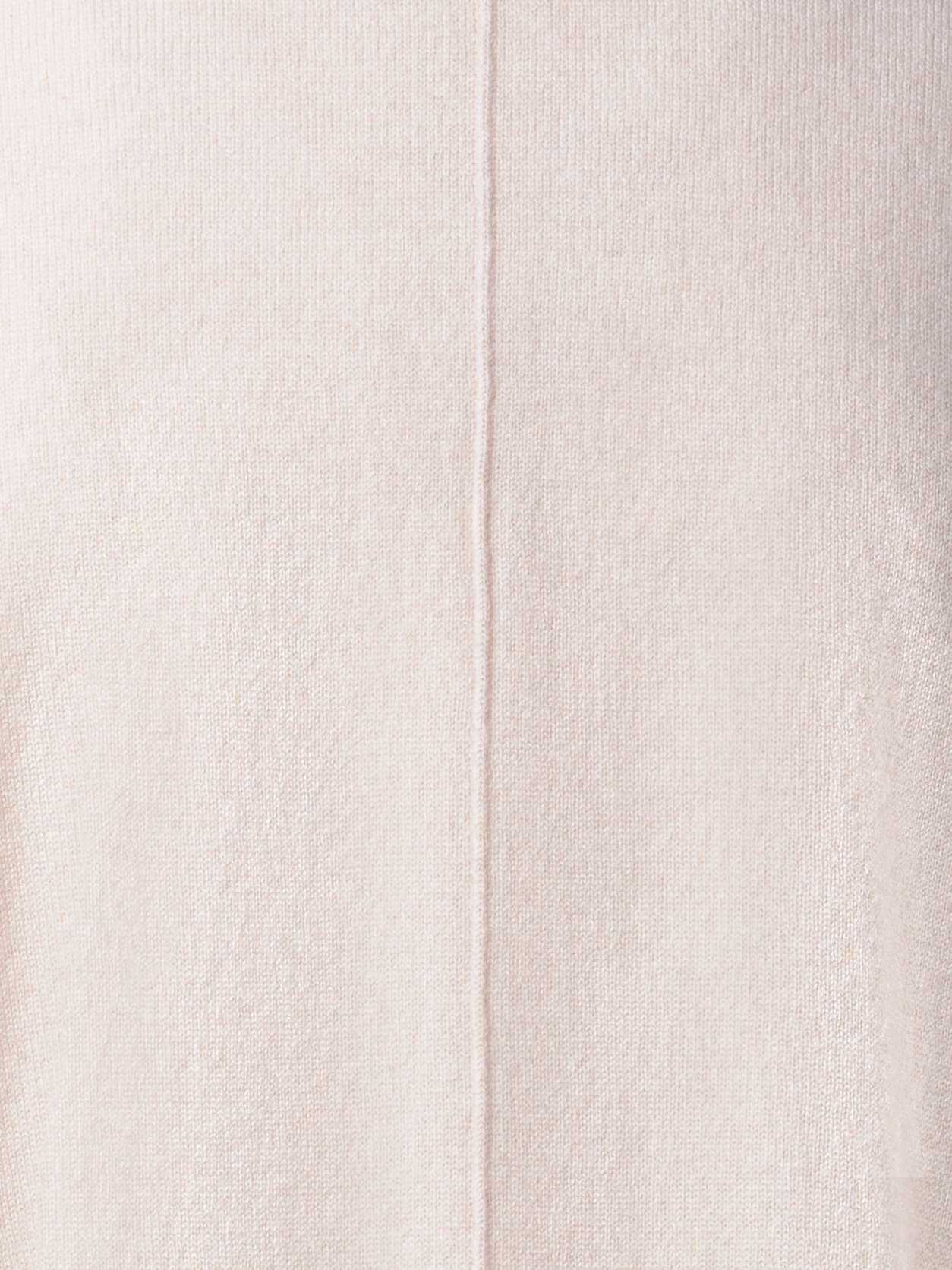 Designer 100% Cashmere V-Neck Knit Sweater - neutral - beige