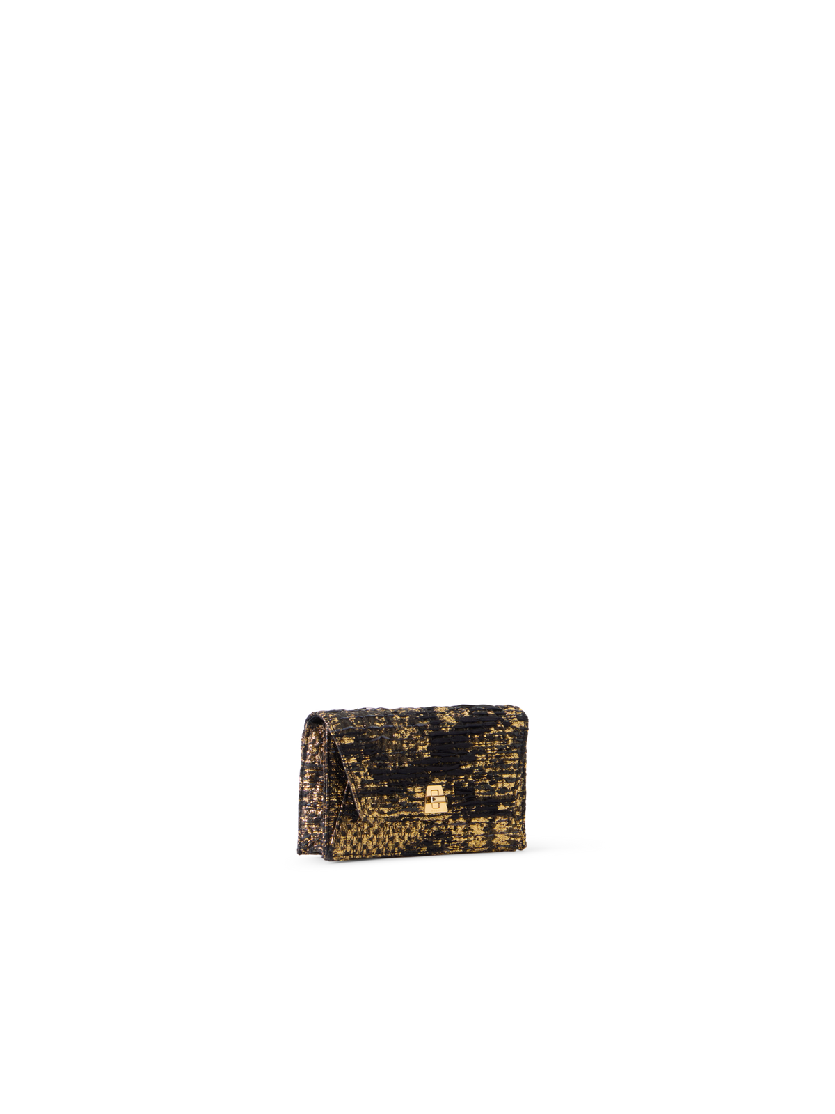 Designer Anouk Envelope Clutch - multicolor - gold