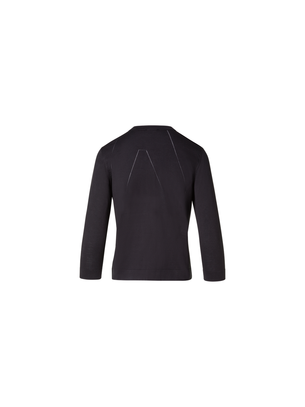 Designer Sea Island Cotton Cardigan - black