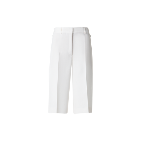 Shantung Silk Bermuda Shorts