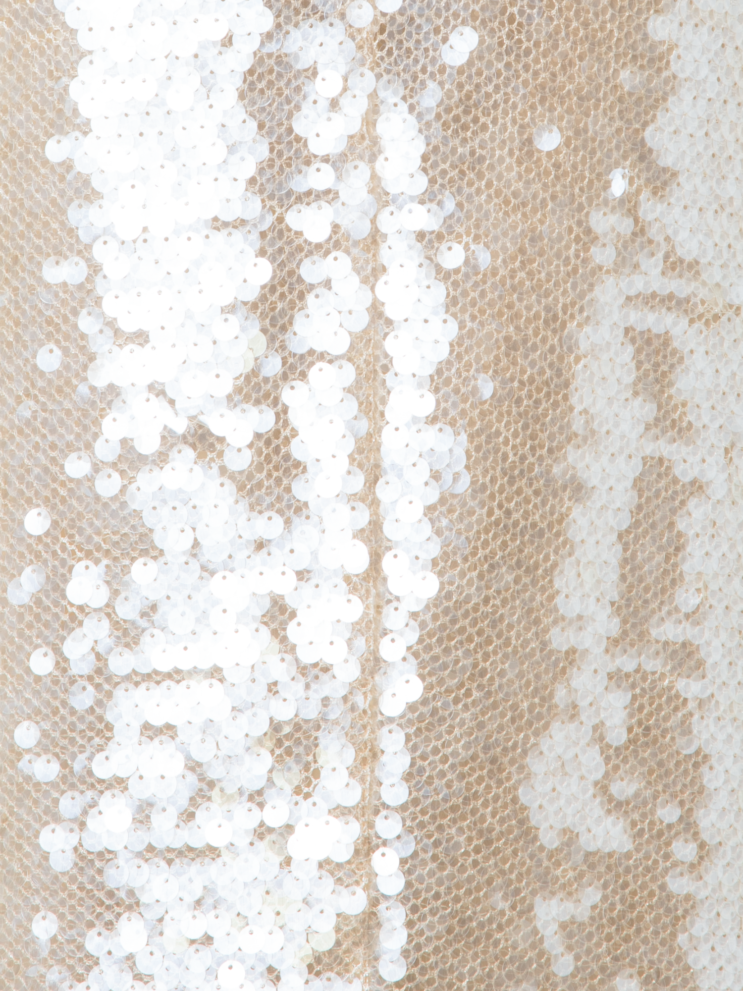 Designer Pencil Skirt in Allover Sequins - neutral - grey - beige