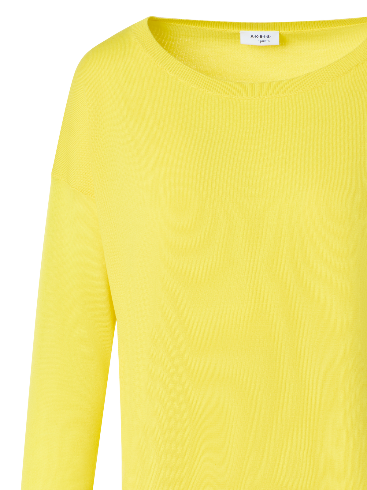 Designer Fine Merino Wool Signature Knit Sweater - yellow