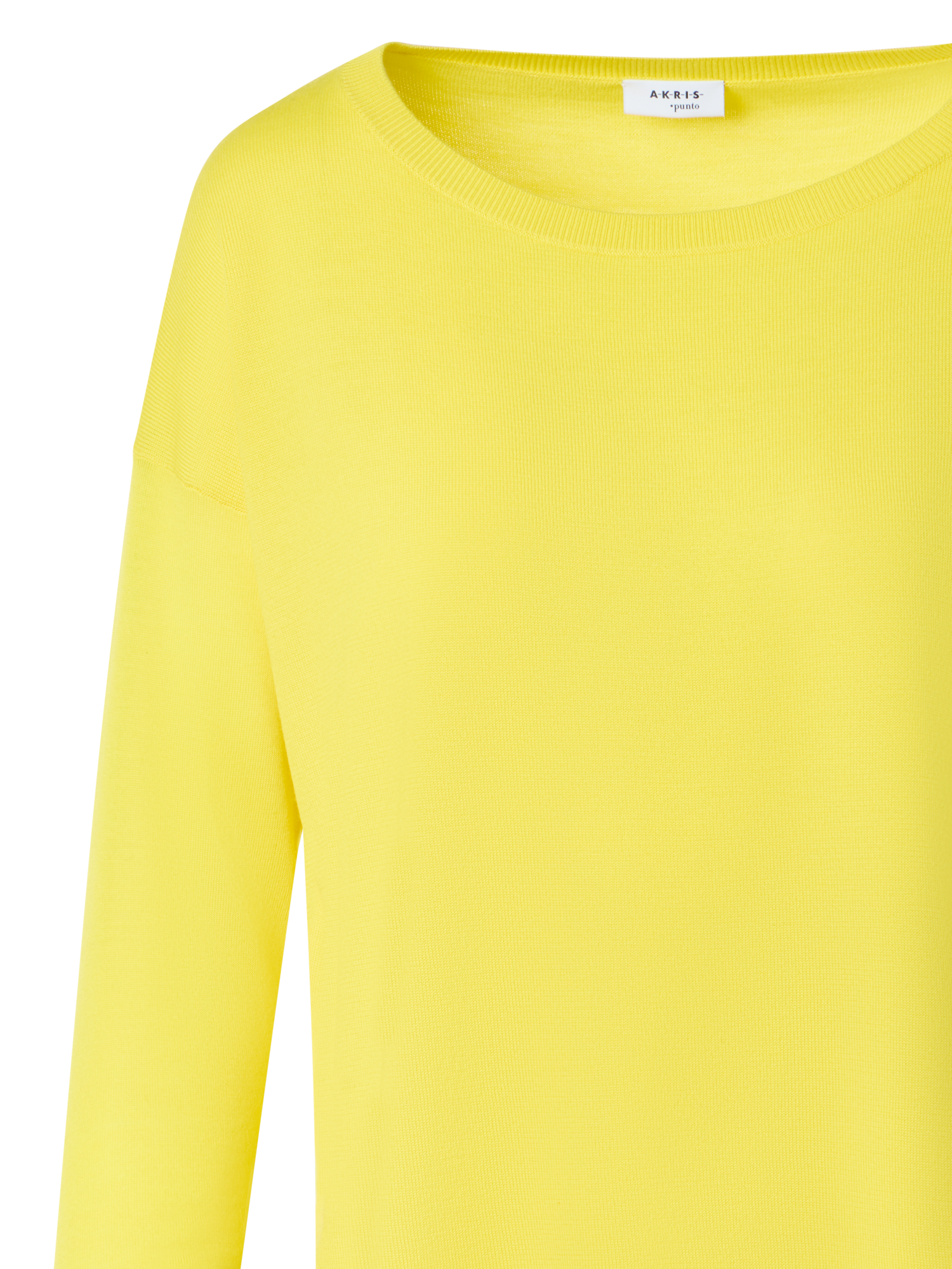 Designer Fine Merino Wool Signature Knit Sweater - yellow