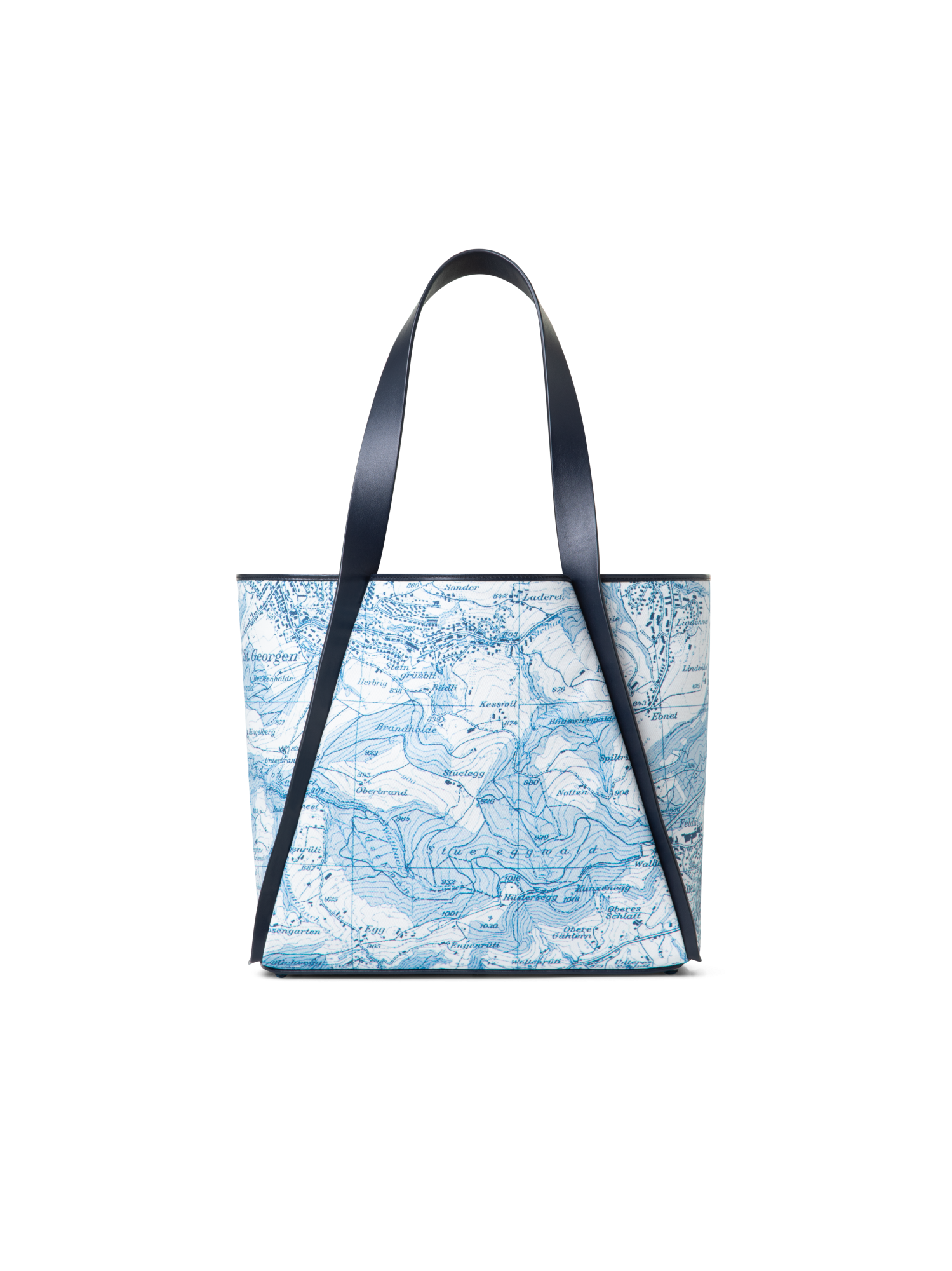 Designer Alex Medium Tote - blue - multicolor