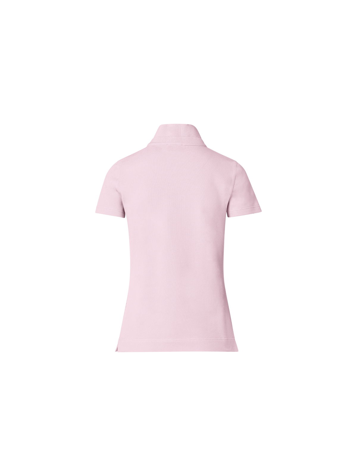 Designer Cotton Knit Polo Shirt - pastel - pink