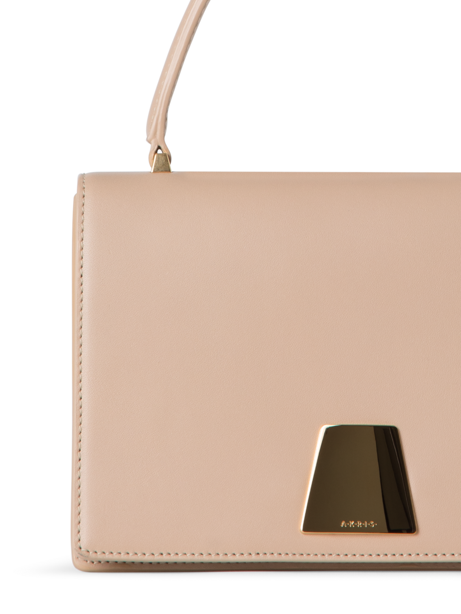 Designer Alice Small Top Handle Bag - beige