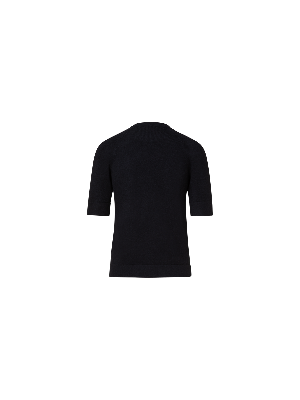 Designer Cashmere Two-Tone Knit Pullover