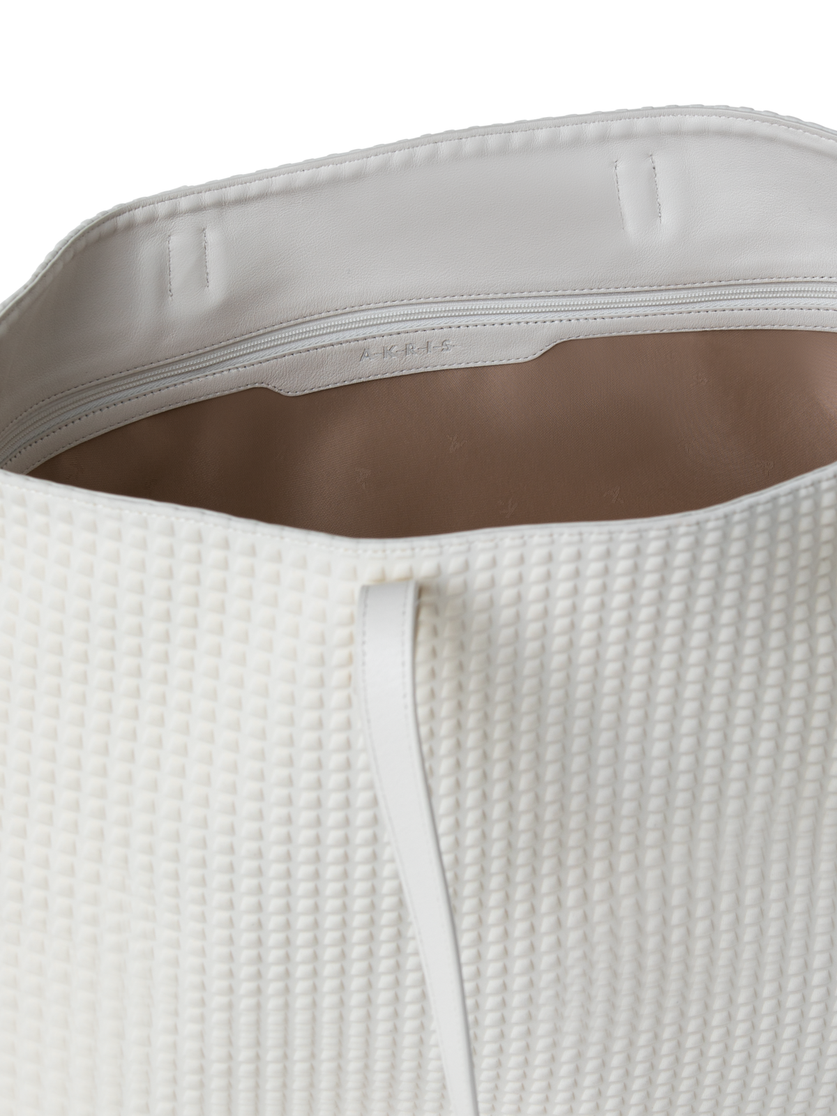 Designer Ai Medium Shoulder Tote - neutral - white