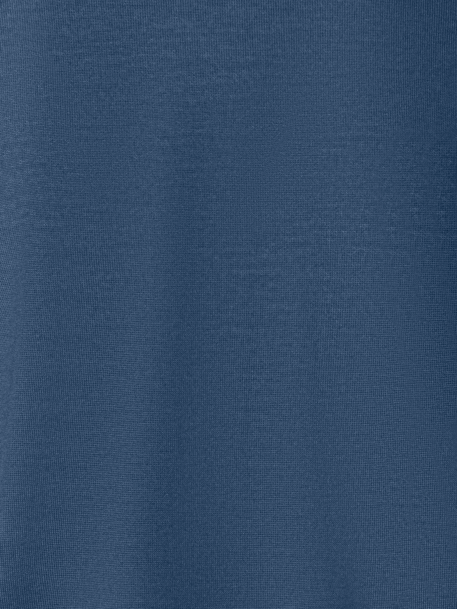 Designer Seamless Crew Neck Sweater in Cashmere Silk - blue