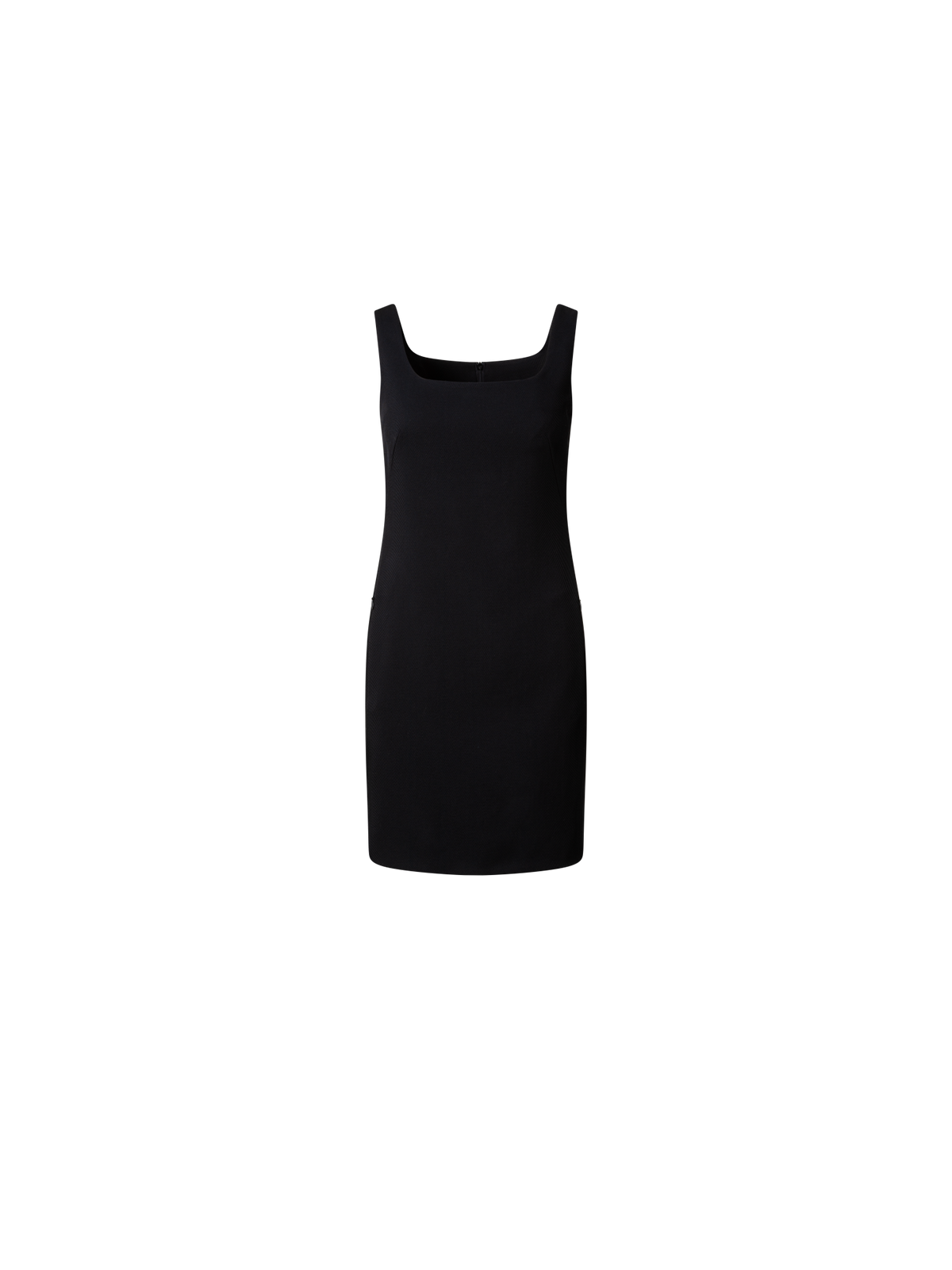 Designer Wool Tricotine Mini Dress