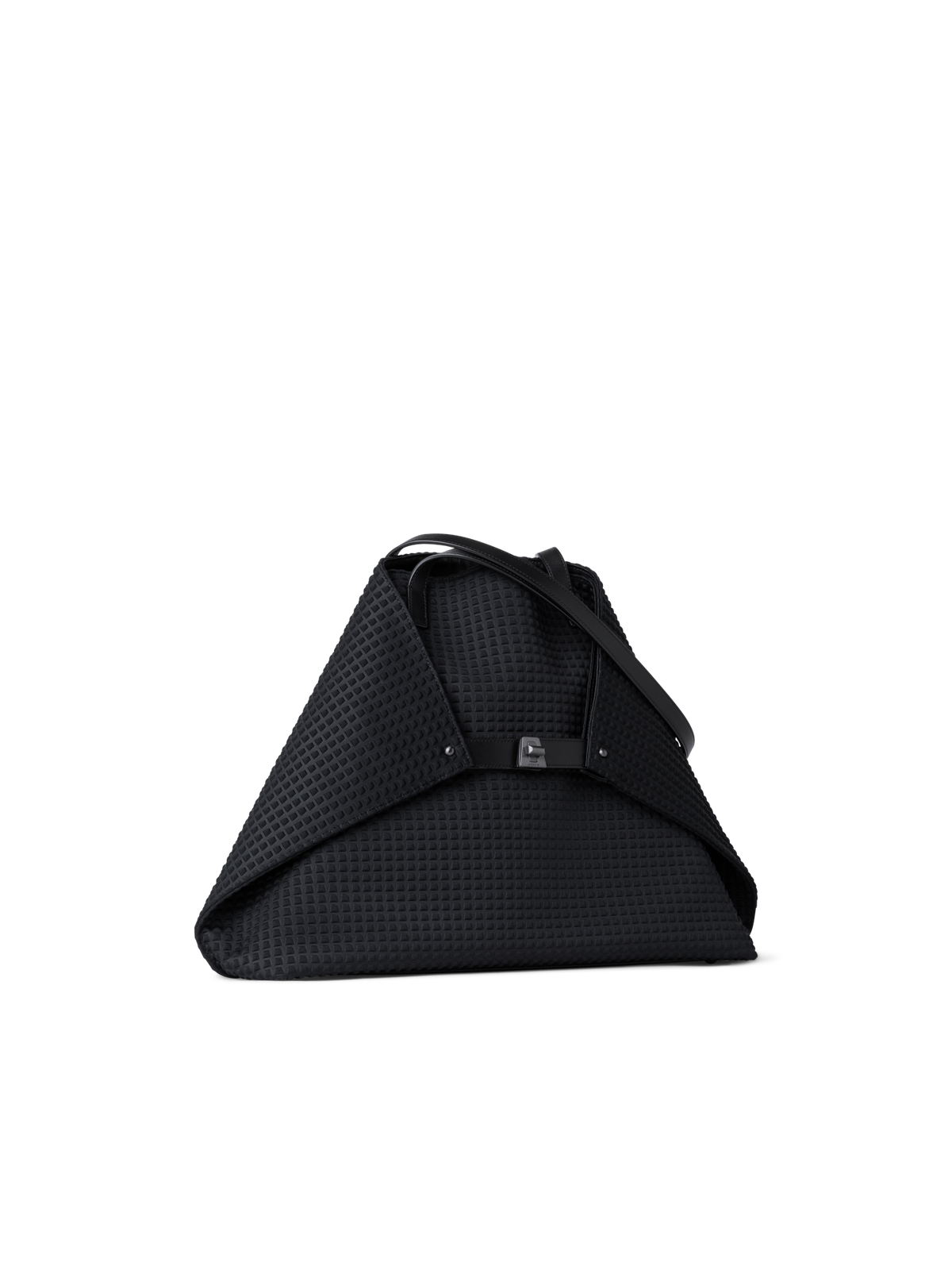 Designer Ai Medium Shoulder Tote - neutral - black