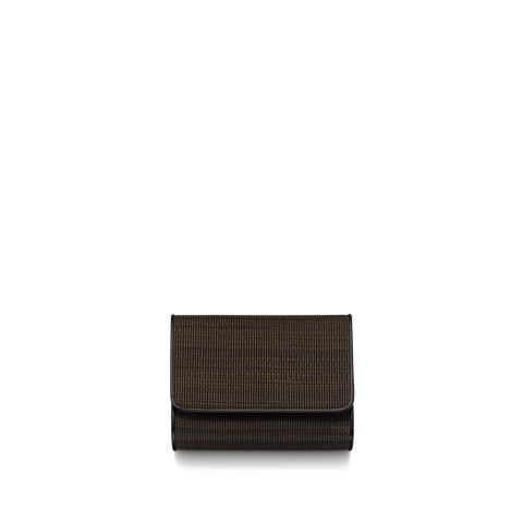 Tri-Fold Wallet in Horsehair Fabric
