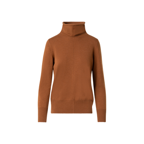 Wide Turtle Neck Cashmere Sweater