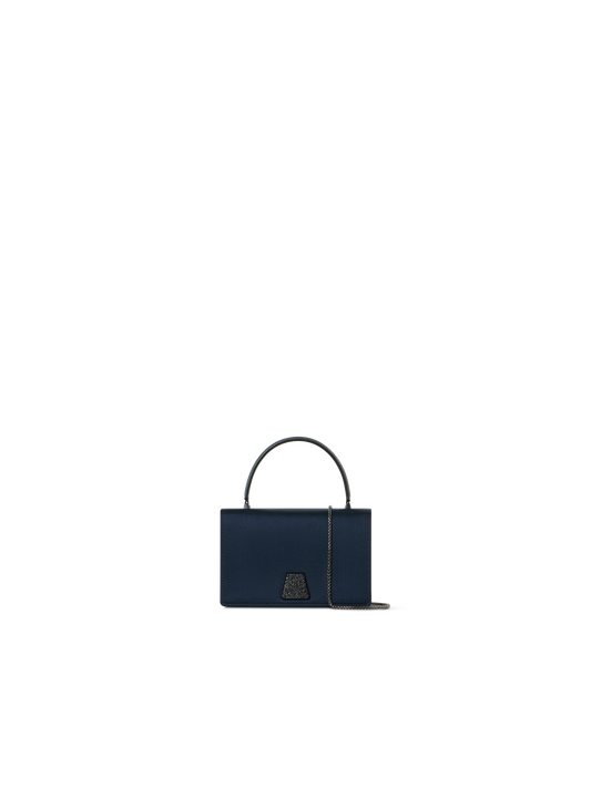 Designer Alice Mini Top Handle Bag - navy