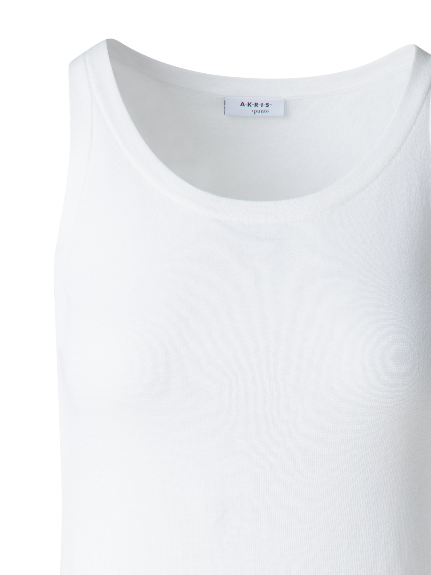 Designer Cream Knit Tank Top - neutral - ecru - white