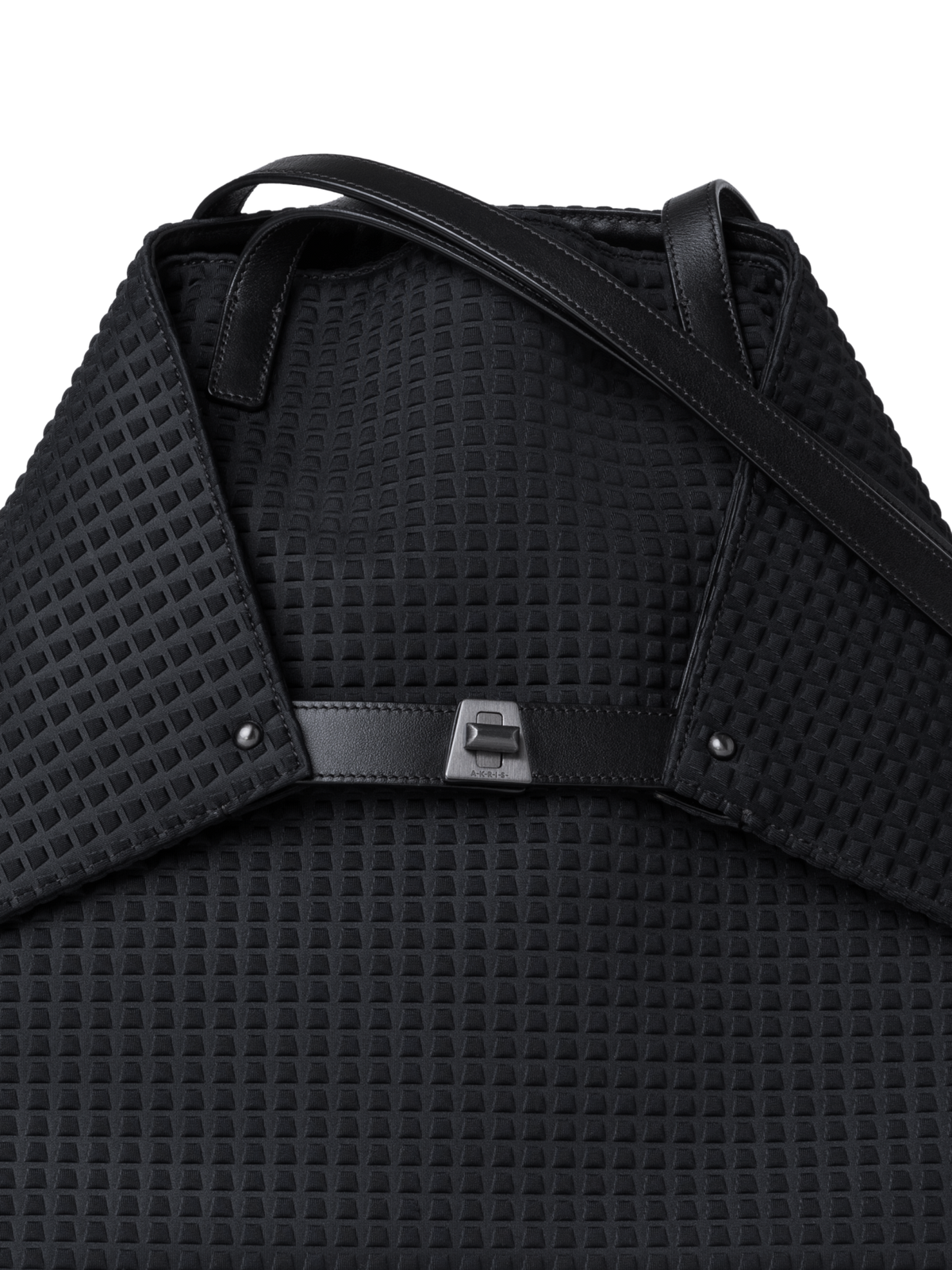 Designer Ai Medium Shoulder Tote - neutral - black