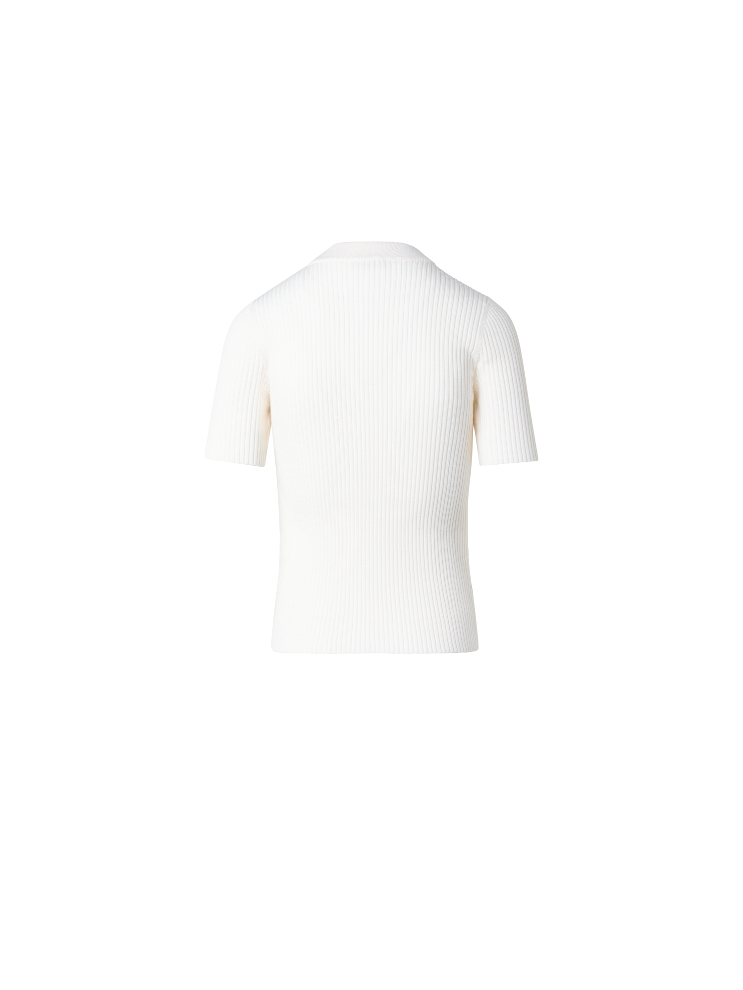 Designer Merino Wool Knit Sweater with Contrast Piping - multicolor - ecru - white