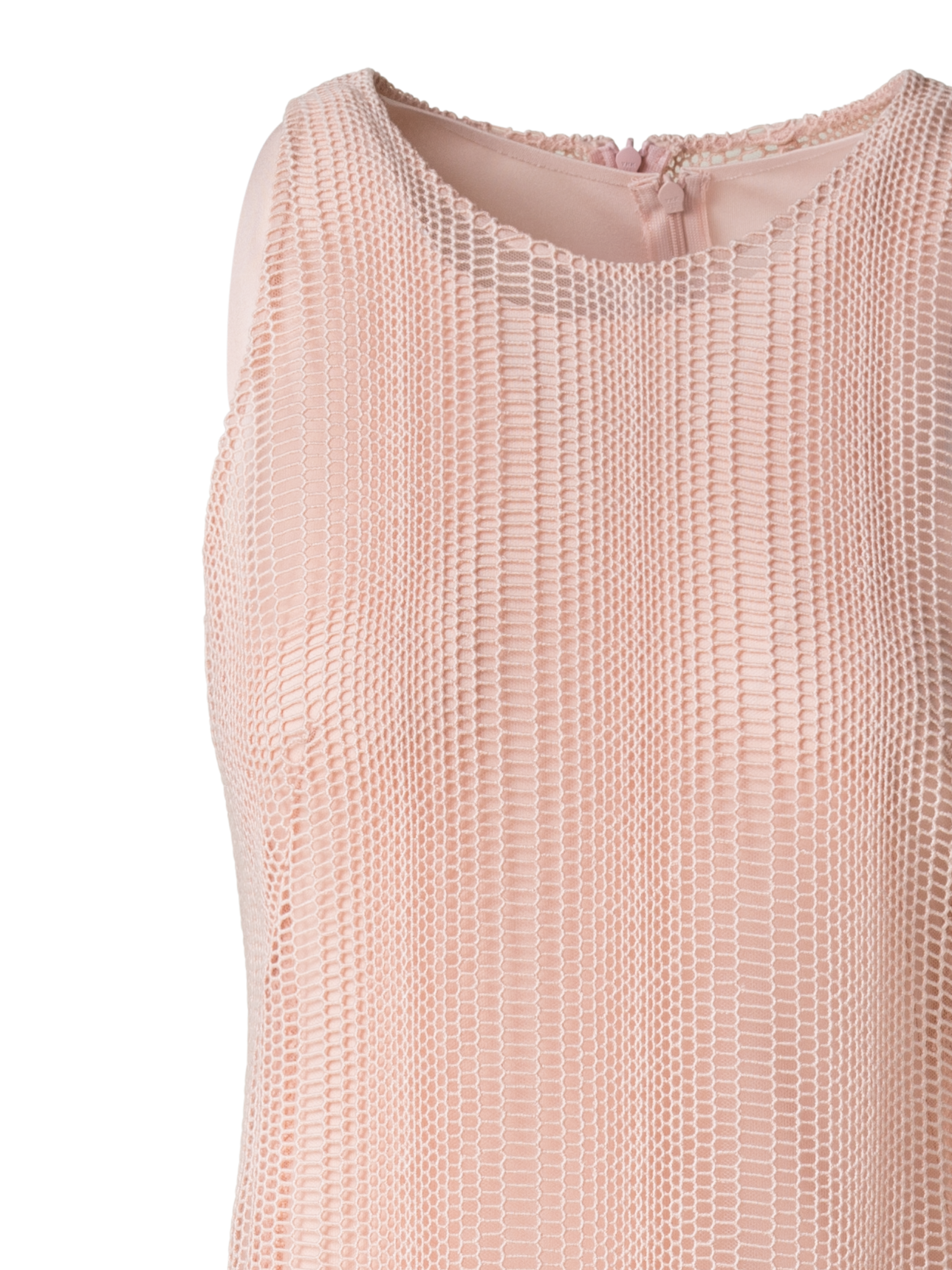 Designer Dégradé Stripe Embroided Evening Dress - pastel - pink